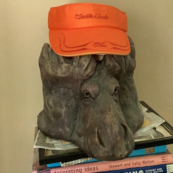 ⚜️ Rare Monte Carlo ORANGE VISOR  EVC UNISEX - Picture 1 of 16